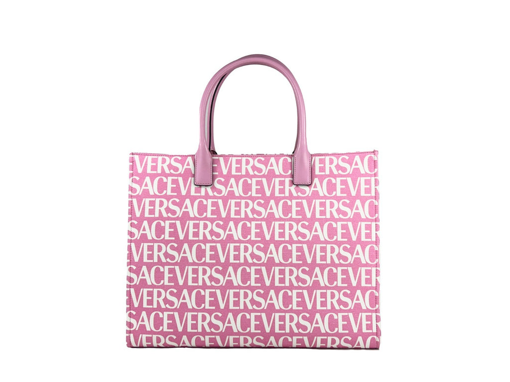 Versace Medusa Large Canvas Large Tote Bag Baby Pink