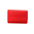 Burberry Hampshire Small Red Embossed Logo Smooth Leather Crossbody Bag
