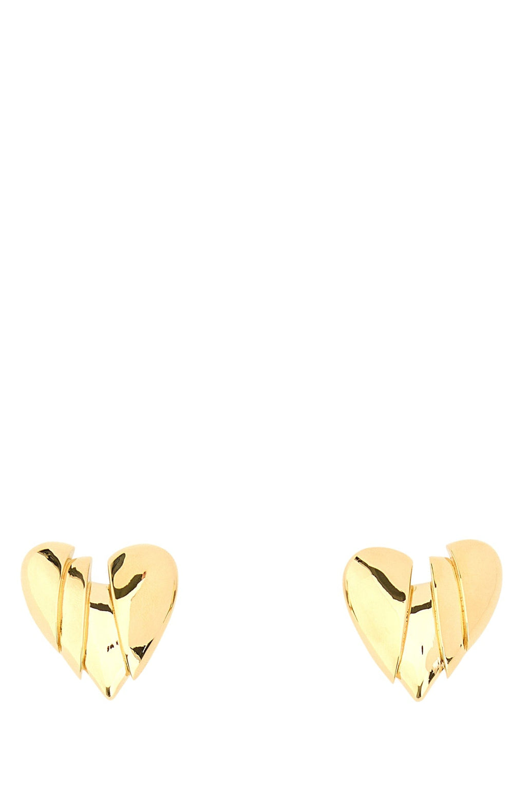 Amina Muaddi Women Heartbreaker Earring Gold Base