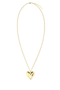 Amina Muaddi Women Heartbreaker Necklace Gold Base