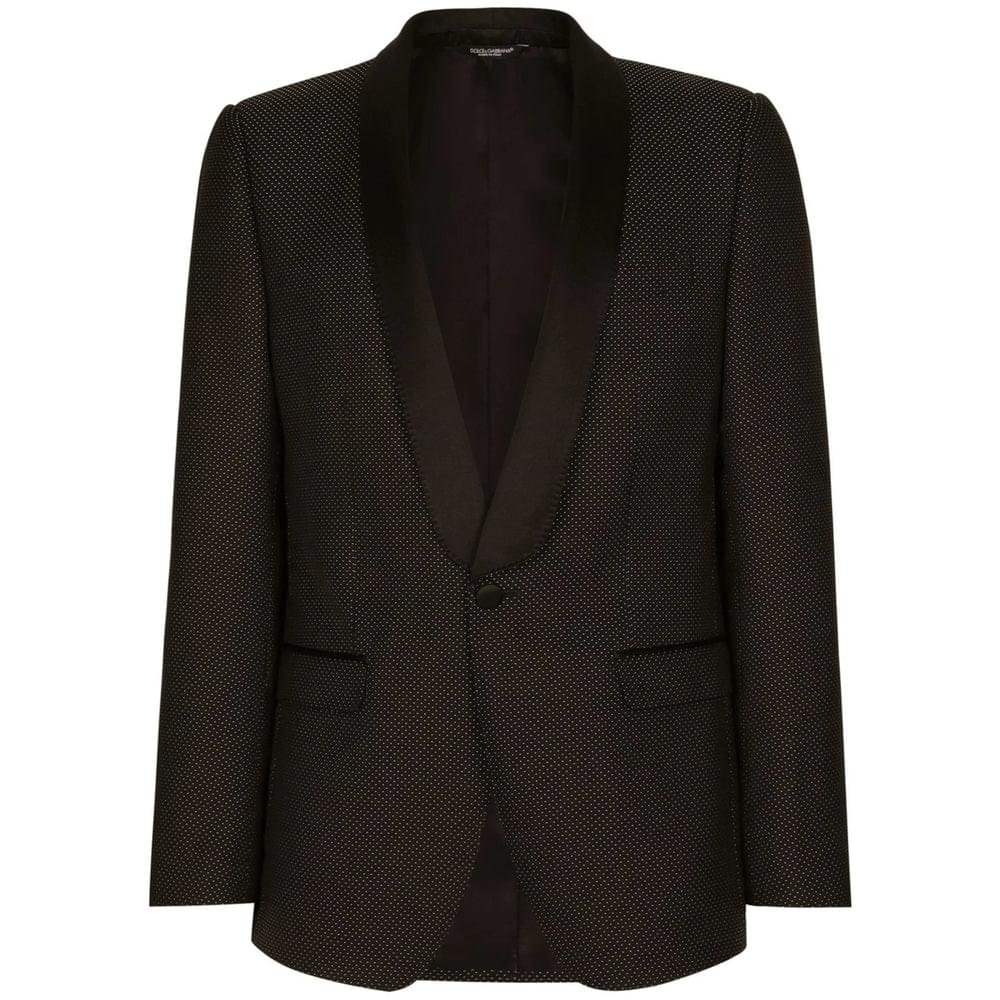 Dolce & Gabbana Black Jackets - Blazers Men