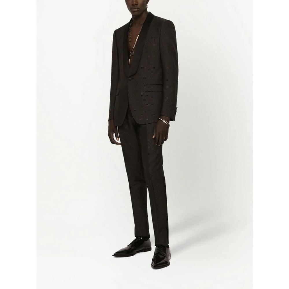 Dolce & Gabbana Black Jackets - Blazers Men