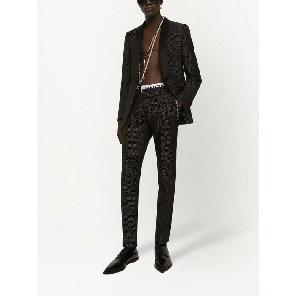 Dolce & Gabbana Black Jackets - Blazers Men