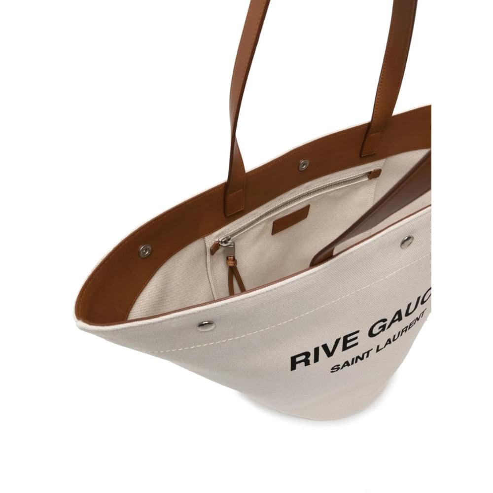 Saint Laurent Neutrals Tote Bags Women