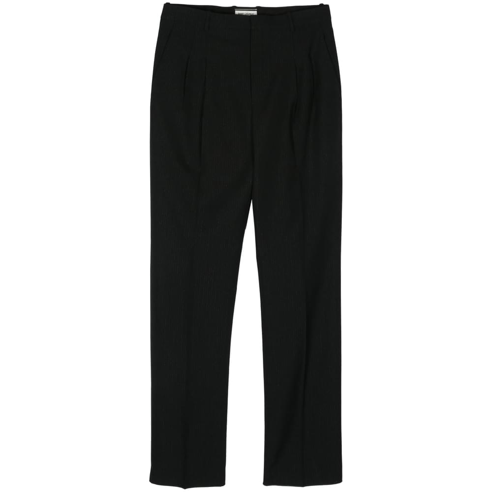 Saint Laurent Black Trousers - Regular & Straight-Leg Trousers Men