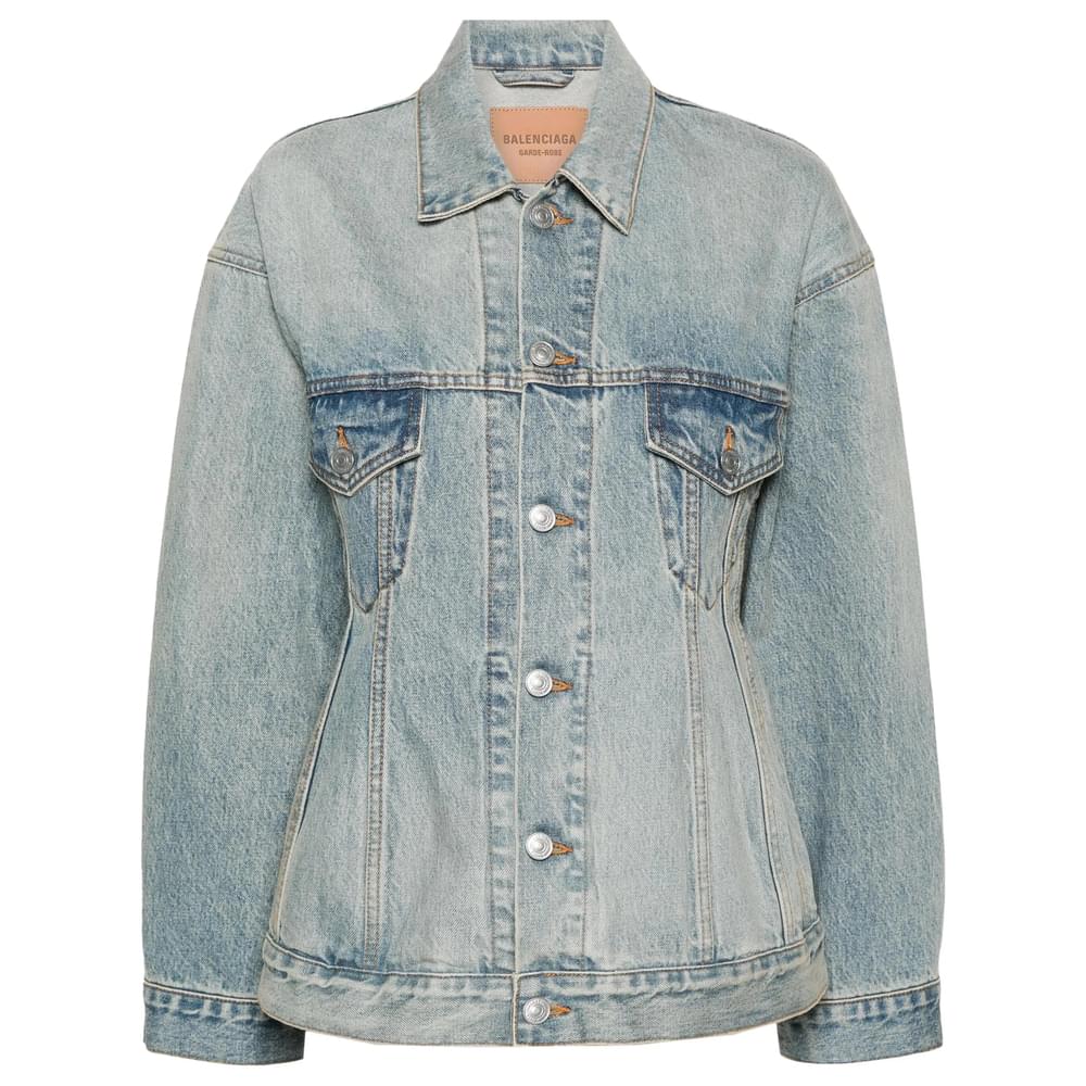 Balenciaga Blue Jackets - Denim Jackets Women