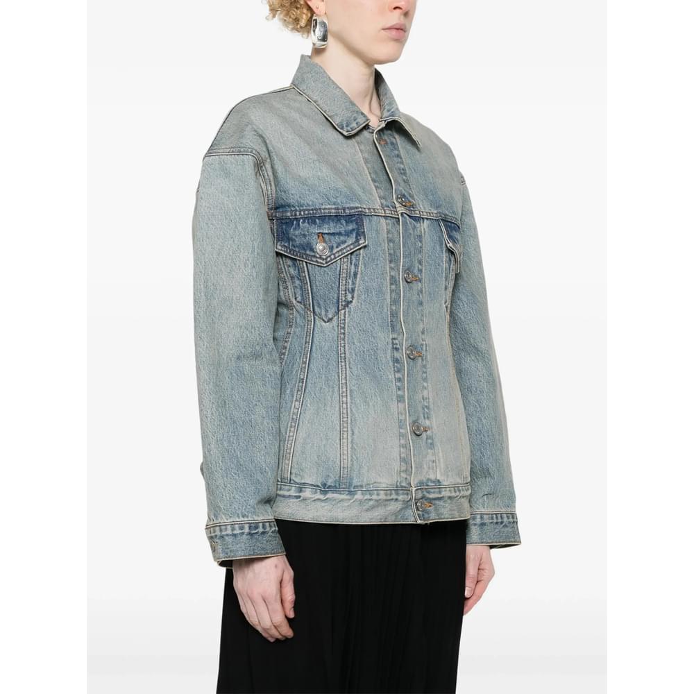 Balenciaga Blue Jackets - Denim Jackets Women