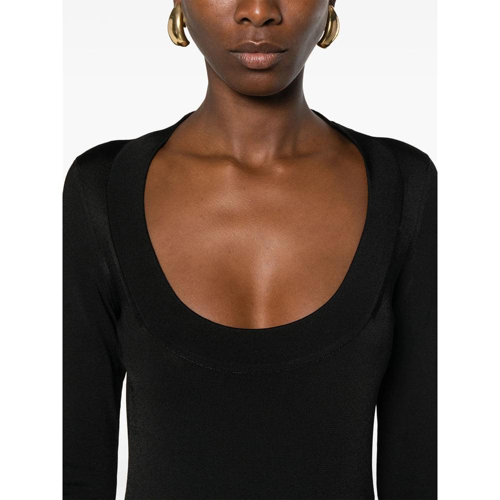 Saint Laurent Black Dresses - Evening Dresses Women