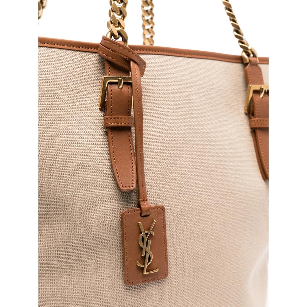 Saint Laurent Neutrals Tote Bags Women
