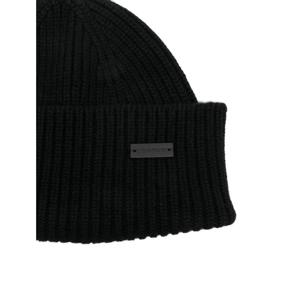 Saint Laurent Black Hats Men