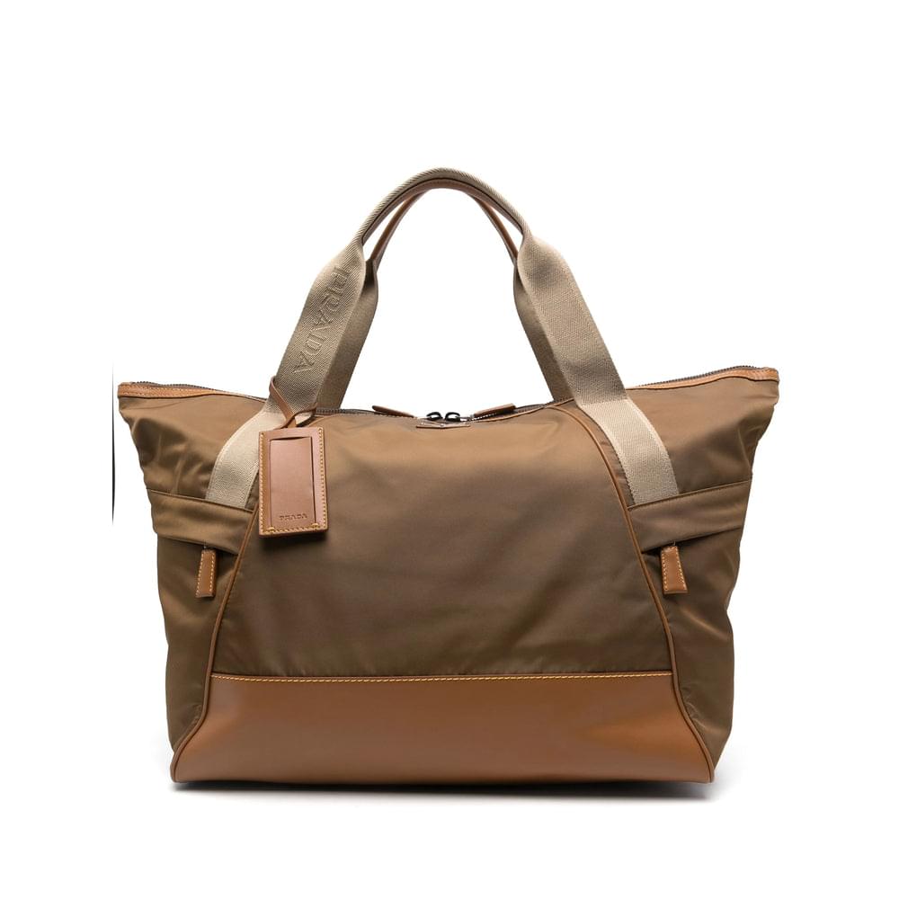 Prada Brown Luggage & Holdalls Men