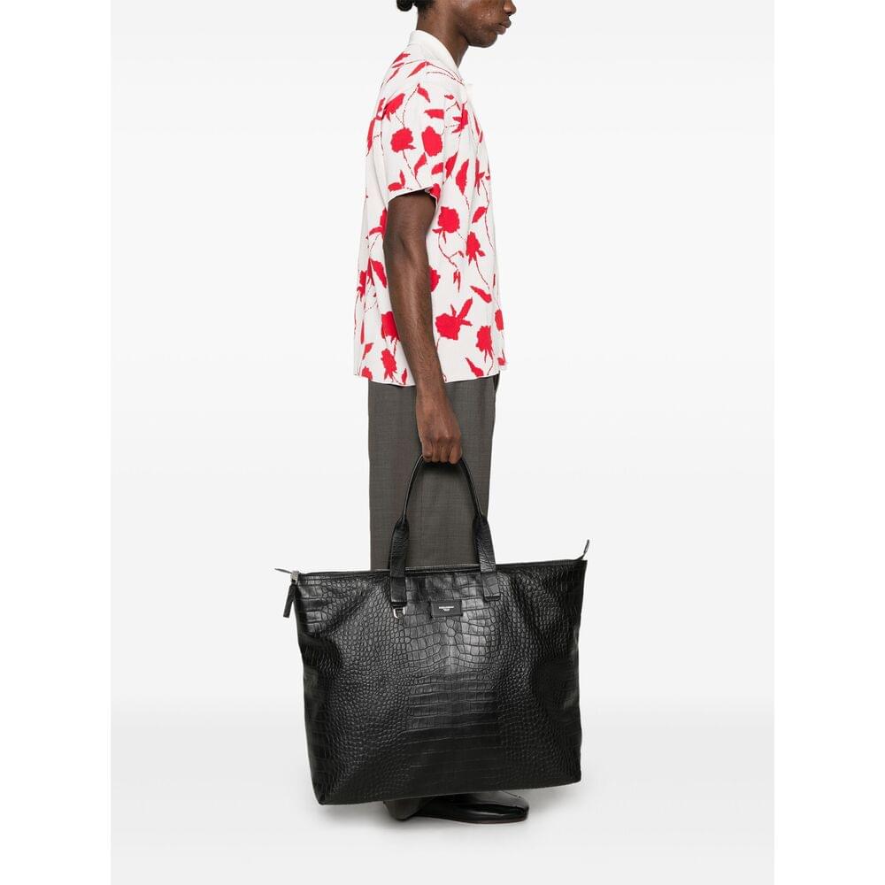 Dolce & Gabbana Black Tote Bags Men