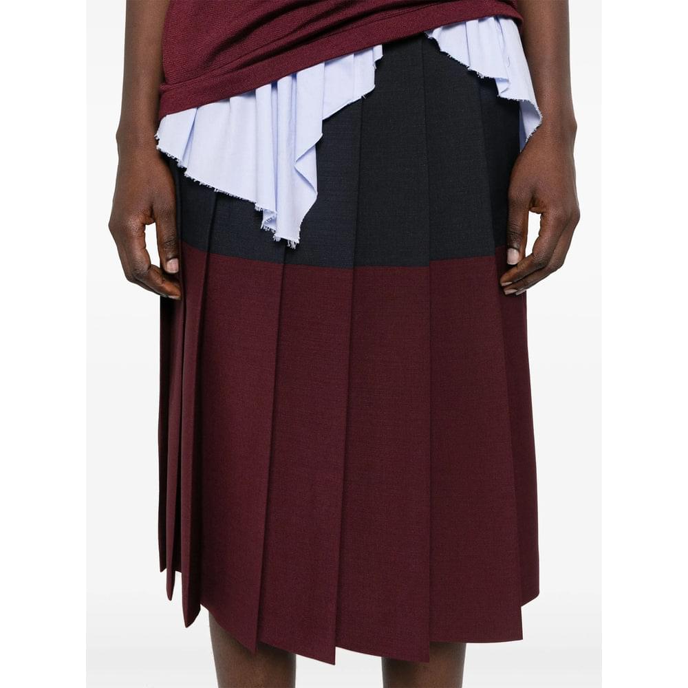 Miu Miu Purple Skirts - Pleated Skirts Women