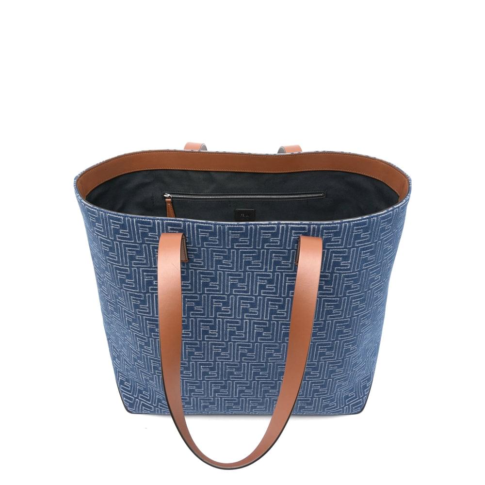 Fendi Blue Tote Bags Men Men
