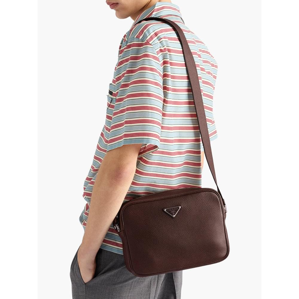 Prada Brown Shoulder Bags Men