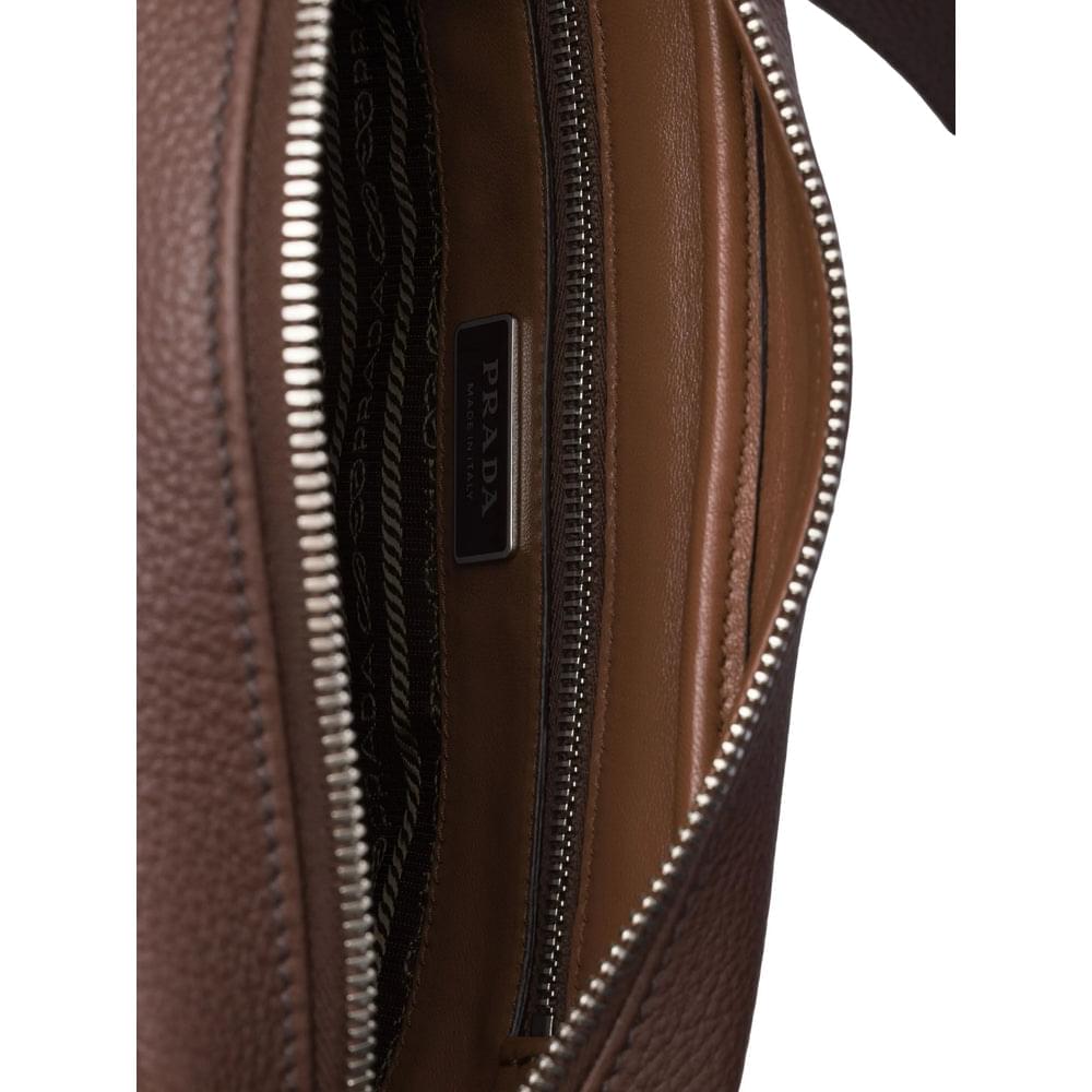 Prada Brown Shoulder Bags Men