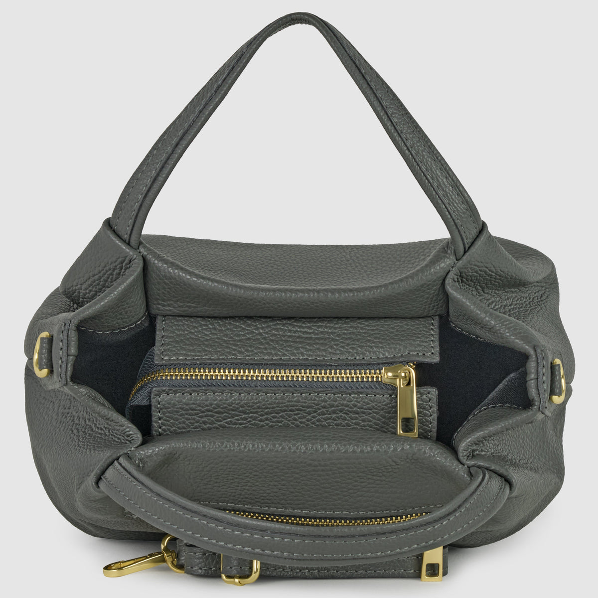 Italian Full-Grain Leather Top-Handle Bag | Lucca